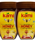 Kami Honey - 1kg + 1kg | 100% Pure | World's No.1 Honey Brand with No Sugar Adulteration | For Fitness & Health | Natural Immunity Booster | 100% Indigenous | Rich in Antioxidants & Minerals